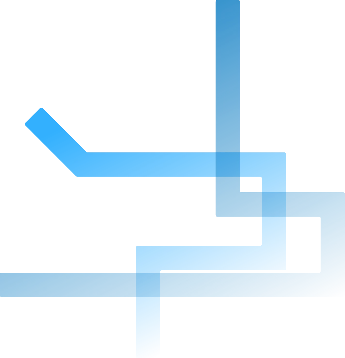 Decorative blue lines background