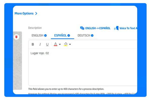 Multi-Lingual SOPs